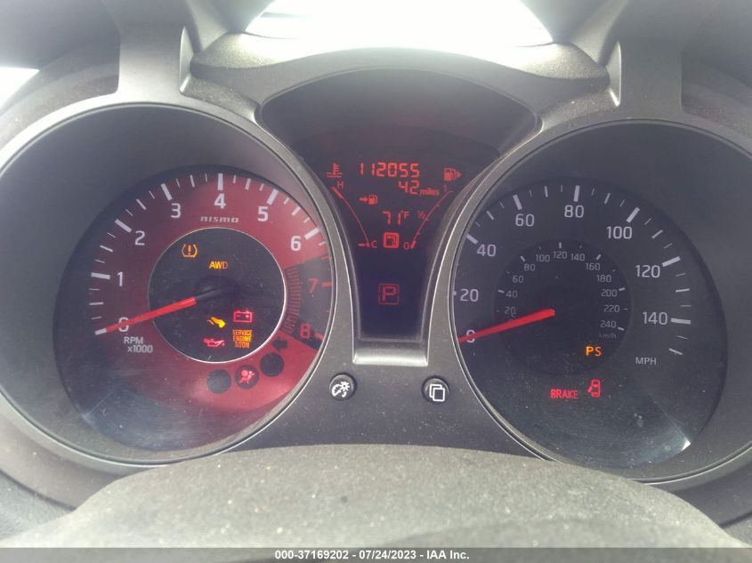 2014 NISSAN JUKE NISMO - JN8AF5MV2ET366347