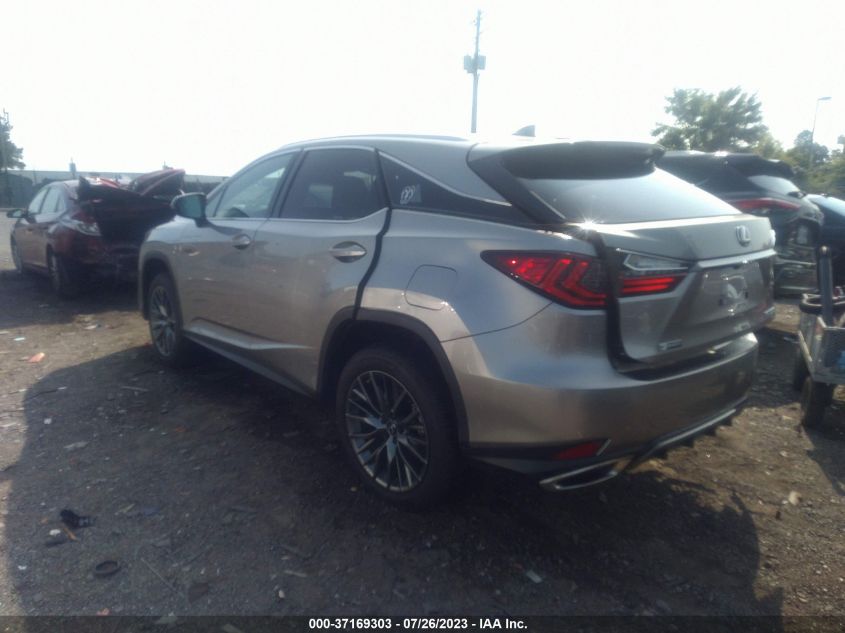 2022 LEXUS RX RX 350 F SPORT APPEARANCE - 2T2SZMDA5NC343162
