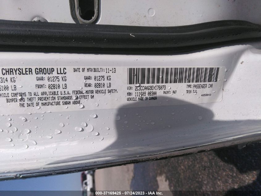 2014 CHRYSLER 300 - 2C3CCAAG9EH176073
