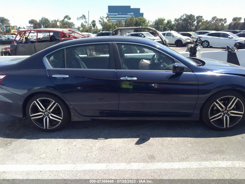 2016 HONDA ACCORD SEDAN SPORT - 1HGCR2F69GA125739