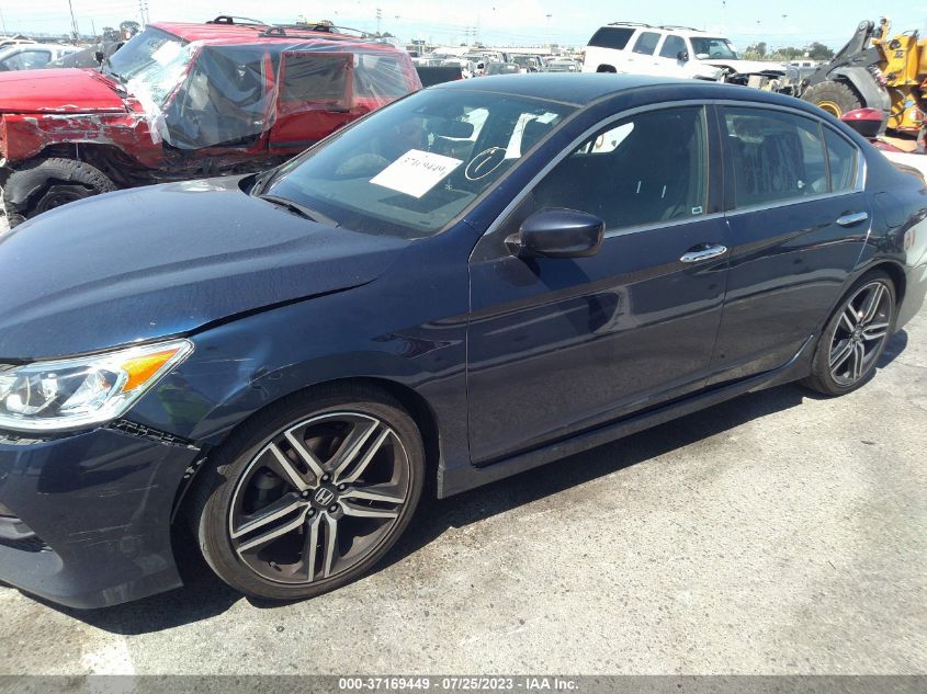 2016 HONDA ACCORD SEDAN SPORT - 1HGCR2F69GA125739
