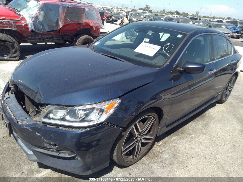 2016 HONDA ACCORD SEDAN SPORT - 1HGCR2F69GA125739