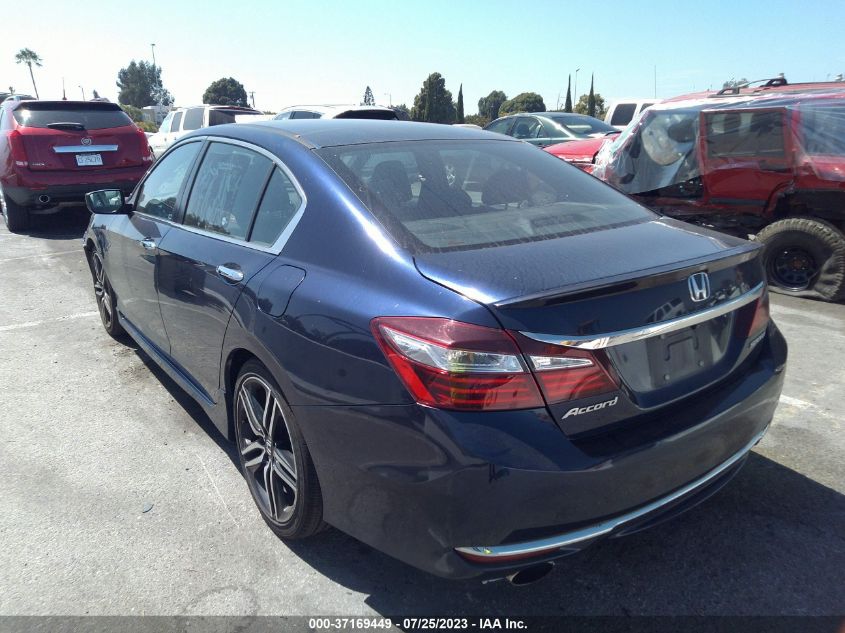 2016 HONDA ACCORD SEDAN SPORT - 1HGCR2F69GA125739