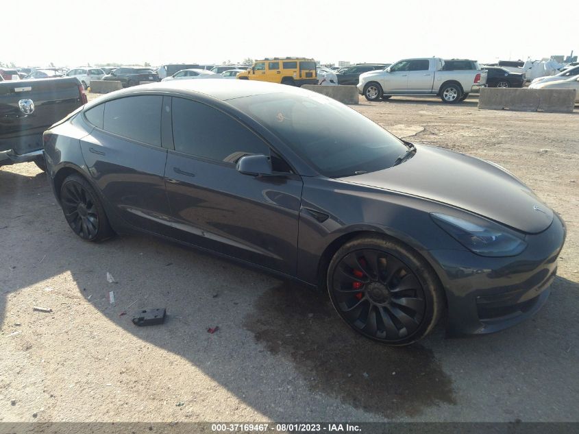 2022 TESLA MODEL 3 PERFORMANCE - 5YJ3E1EC3NF329985