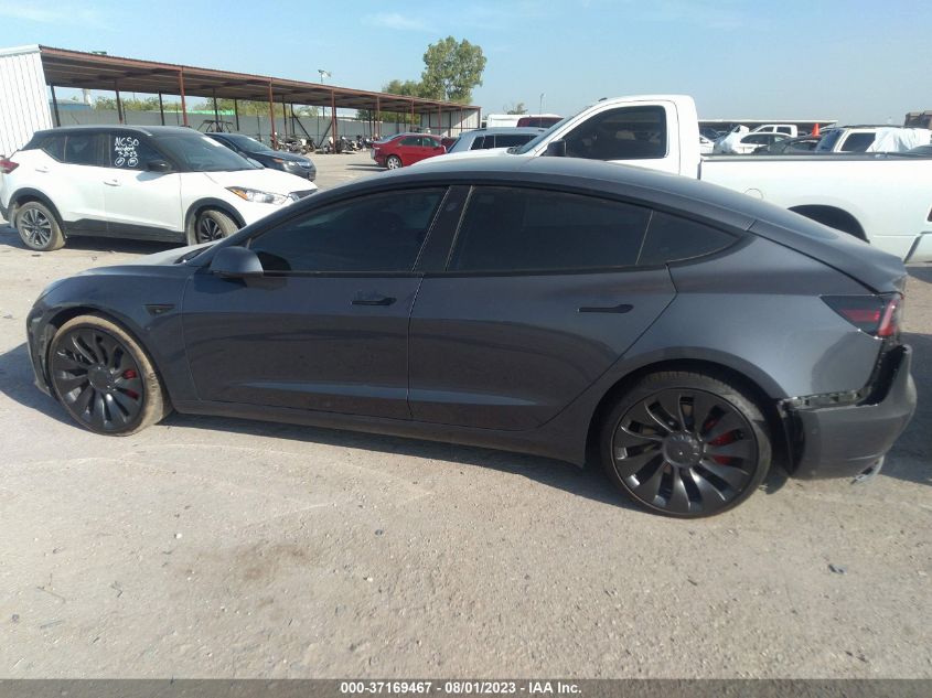 2022 TESLA MODEL 3 PERFORMANCE - 5YJ3E1EC3NF329985
