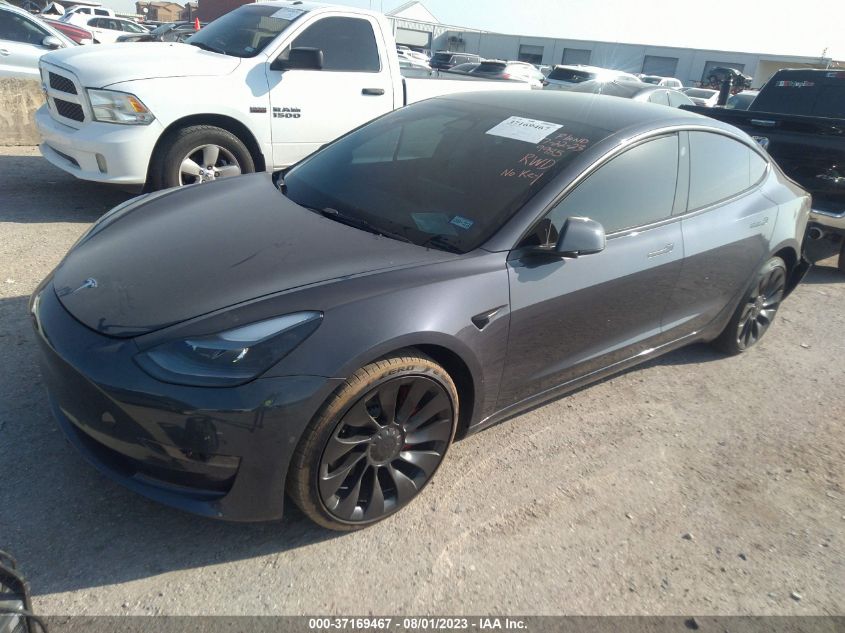 2022 TESLA MODEL 3 PERFORMANCE - 5YJ3E1EC3NF329985