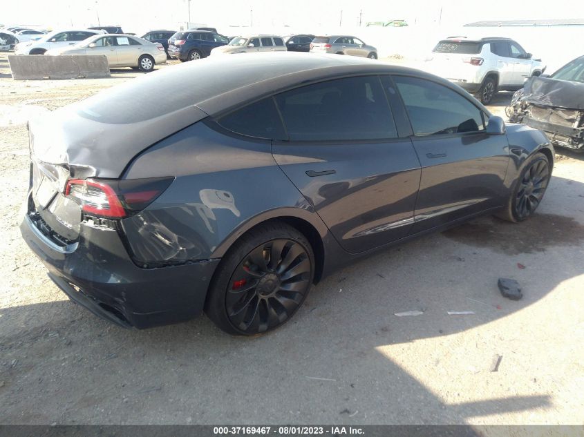 2022 TESLA MODEL 3 PERFORMANCE - 5YJ3E1EC3NF329985