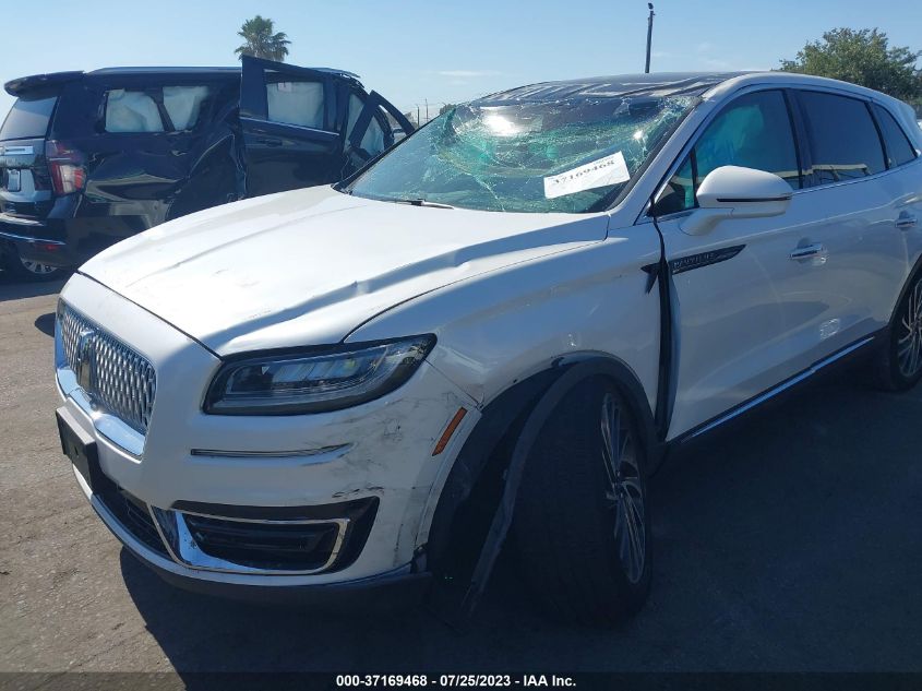 2019 LINCOLN NAUTILUS RESERVE - 2LMPJ6L94KBL19461