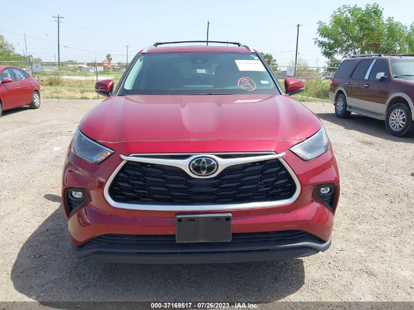 2022 TOYOTA HIGHLANDER XLE - 5TDGZRAH1NS090891