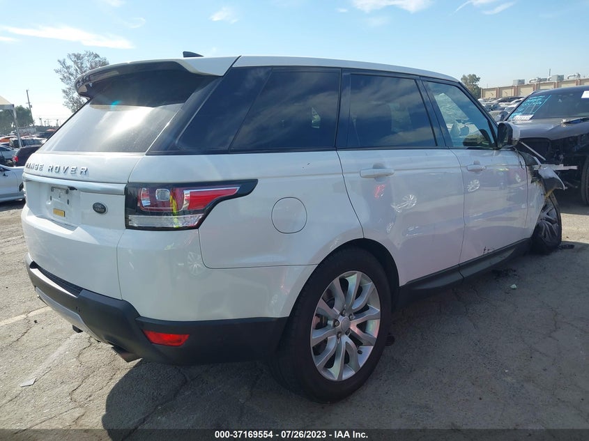 VIN SALWR2FV5HA682726 2017 LAND ROVER RANGE ROVER SPORT HSE
