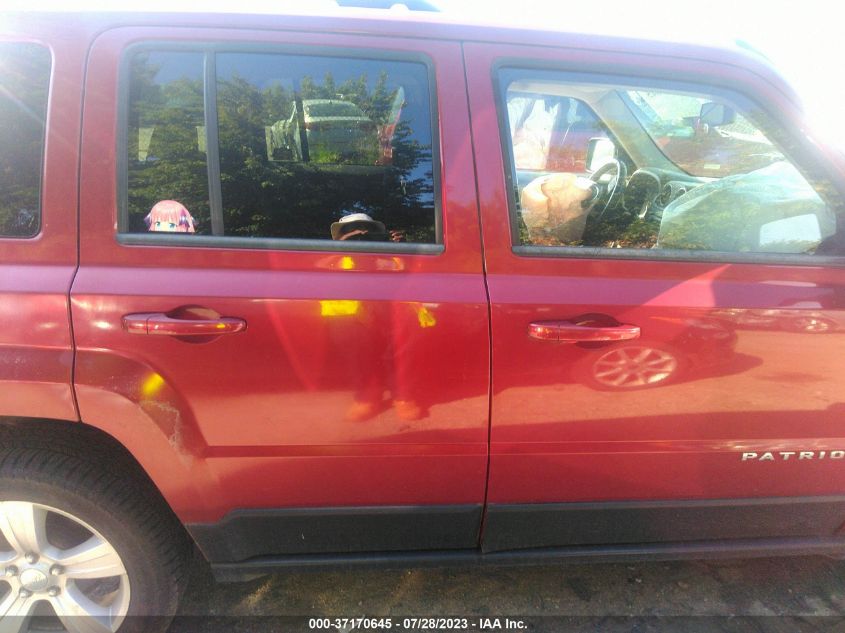2016 JEEP PATRIOT LATITUDE - 1C4NJRFBXGD616680