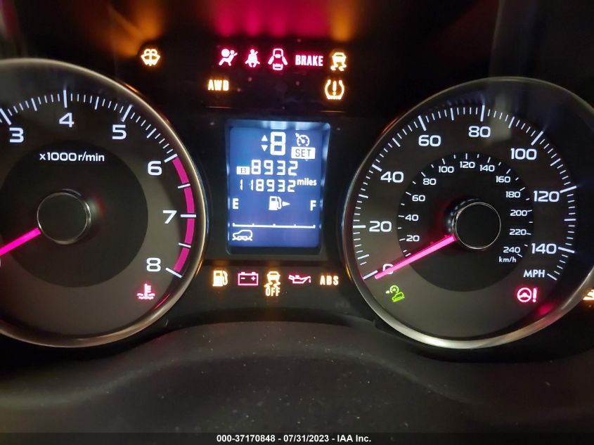 2015 SUBARU FORESTER 2.5I LIMITED - JF2SJAHC2FH525907
