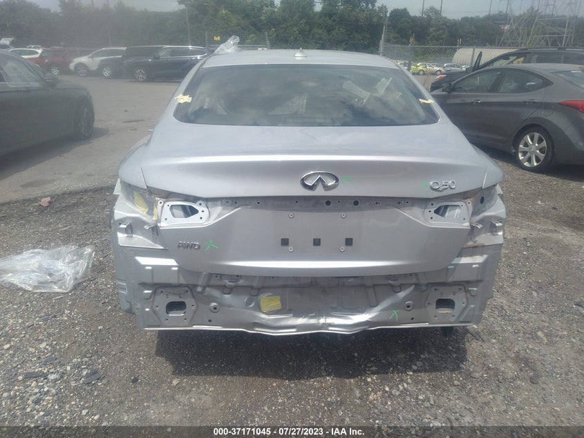 VIN JN1EV7AR8JM437819 2018 INFINITI Q50 3.0T LUXE