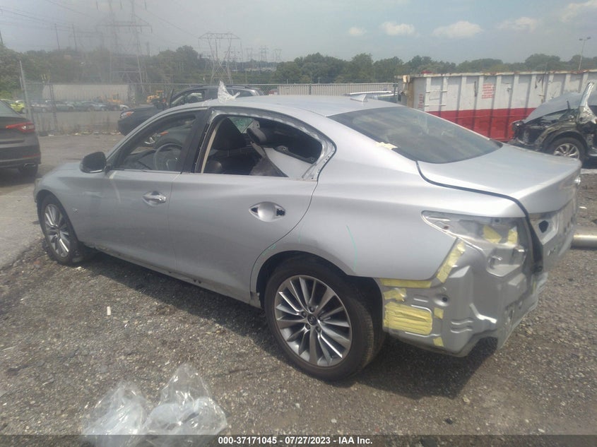 VIN JN1EV7AR8JM437819 2018 INFINITI Q50 3.0T LUXE