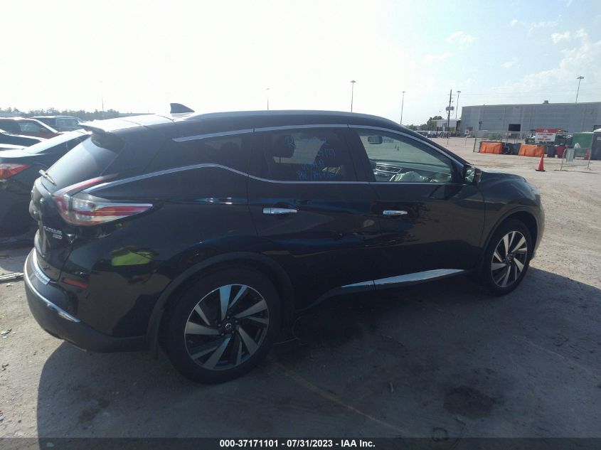 2018 NISSAN MURANO PLATINUM - 5N1AZ2MH4JN170349