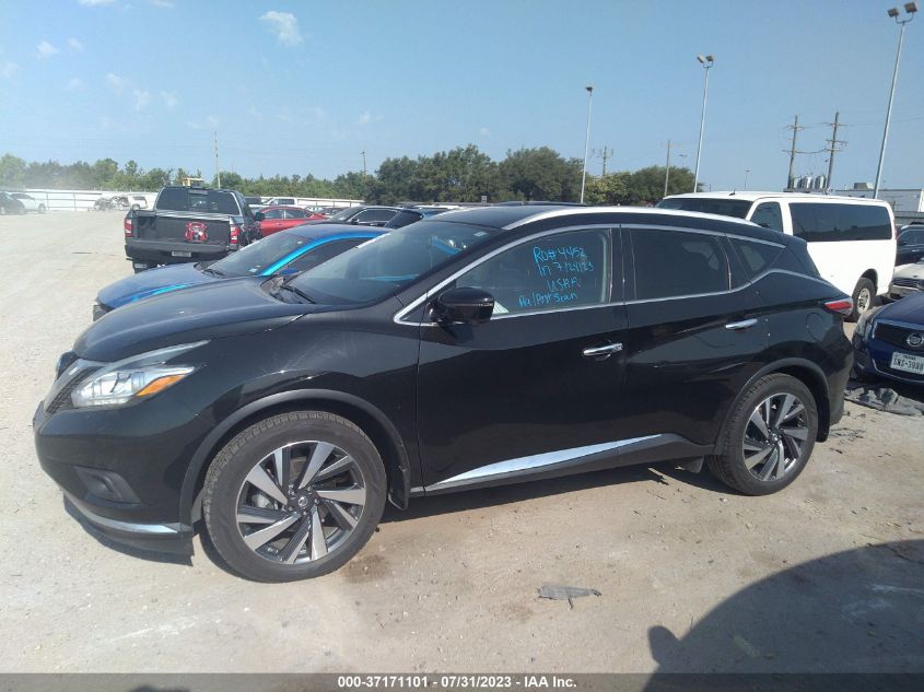 2018 NISSAN MURANO PLATINUM - 5N1AZ2MH4JN170349