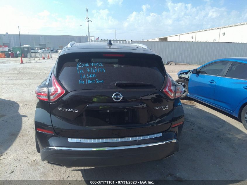 2018 NISSAN MURANO PLATINUM - 5N1AZ2MH4JN170349