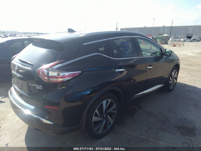 2018 NISSAN MURANO PLATINUM - 5N1AZ2MH4JN170349