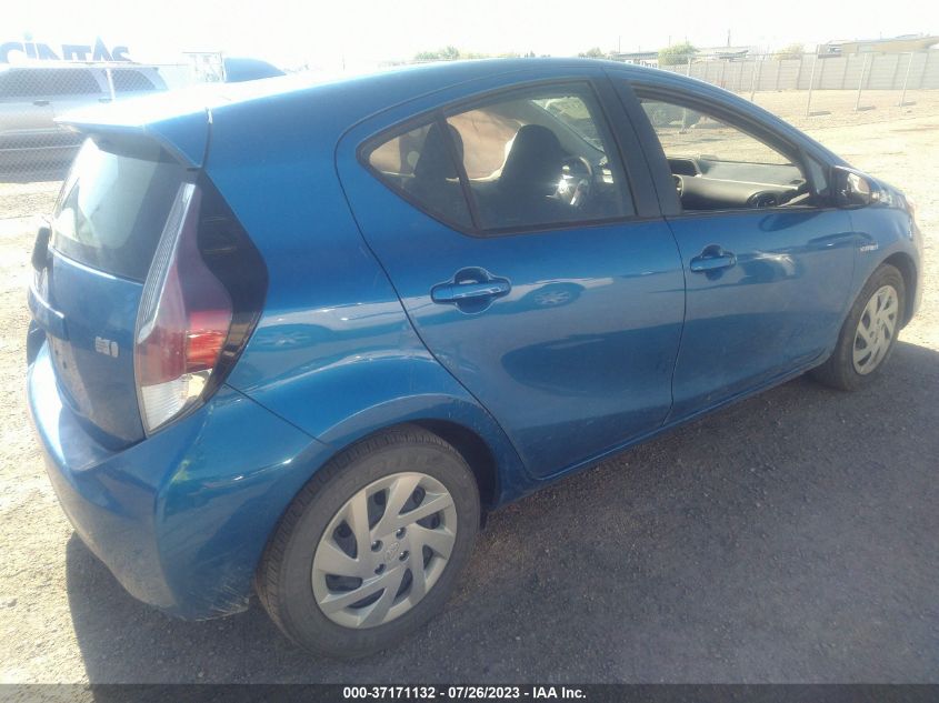 2015 TOYOTA PRIUS C ONE/TWO/THREE/FOUR - JTDKDTB34F1087734
