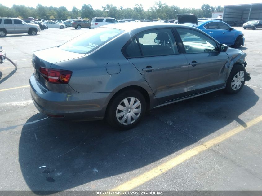 2016 VOLKSWAGEN JETTA SEDAN 1.4T S - 3VW167AJ6GM370344