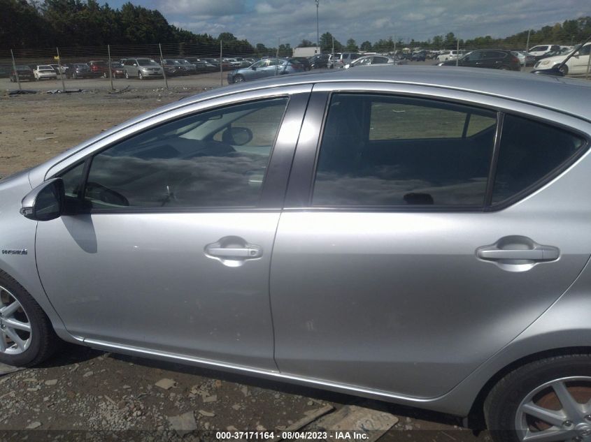 2013 TOYOTA PRIUS C ONE/TWO/THREE/FOUR - JTDKDTB33D1034942