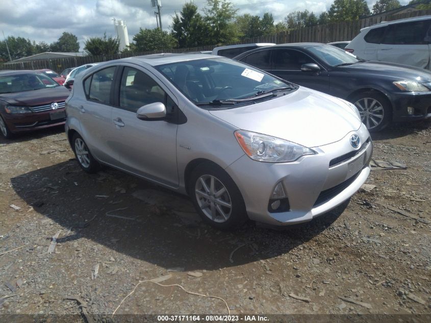 2013 TOYOTA PRIUS C ONE/TWO/THREE/FOUR - JTDKDTB33D1034942