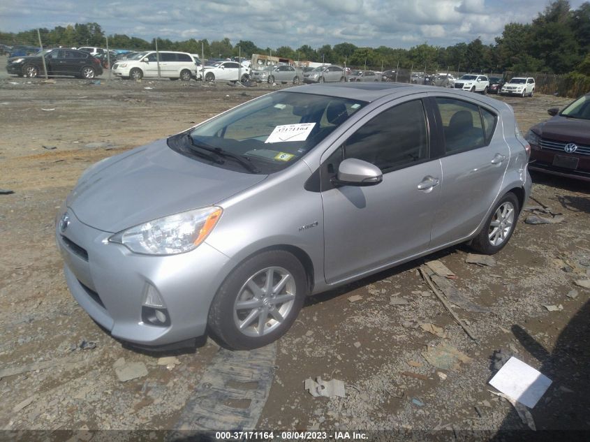 2013 TOYOTA PRIUS C ONE/TWO/THREE/FOUR - JTDKDTB33D1034942