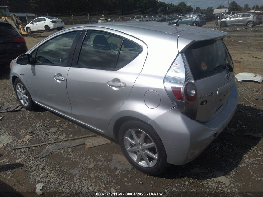 2013 TOYOTA PRIUS C ONE/TWO/THREE/FOUR - JTDKDTB33D1034942