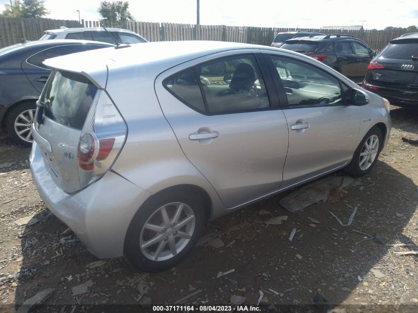 2013 TOYOTA PRIUS C ONE/TWO/THREE/FOUR - JTDKDTB33D1034942