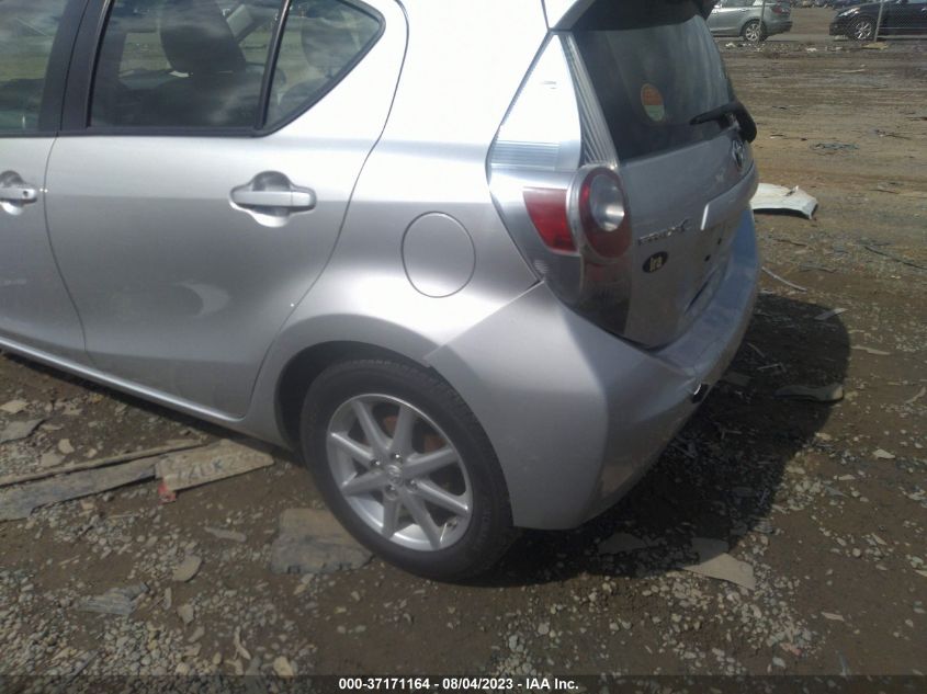 2013 TOYOTA PRIUS C ONE/TWO/THREE/FOUR - JTDKDTB33D1034942