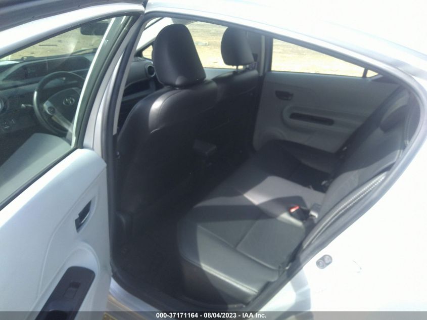 2013 TOYOTA PRIUS C ONE/TWO/THREE/FOUR - JTDKDTB33D1034942