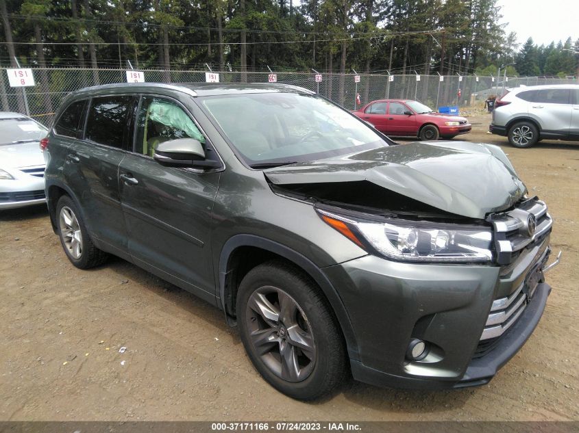 2017 TOYOTA HIGHLANDER LIMITED - 5TDDZRFH5HS381152