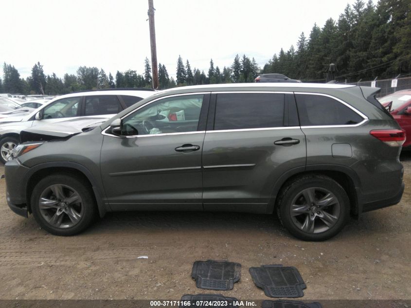 2017 TOYOTA HIGHLANDER LIMITED - 5TDDZRFH5HS381152