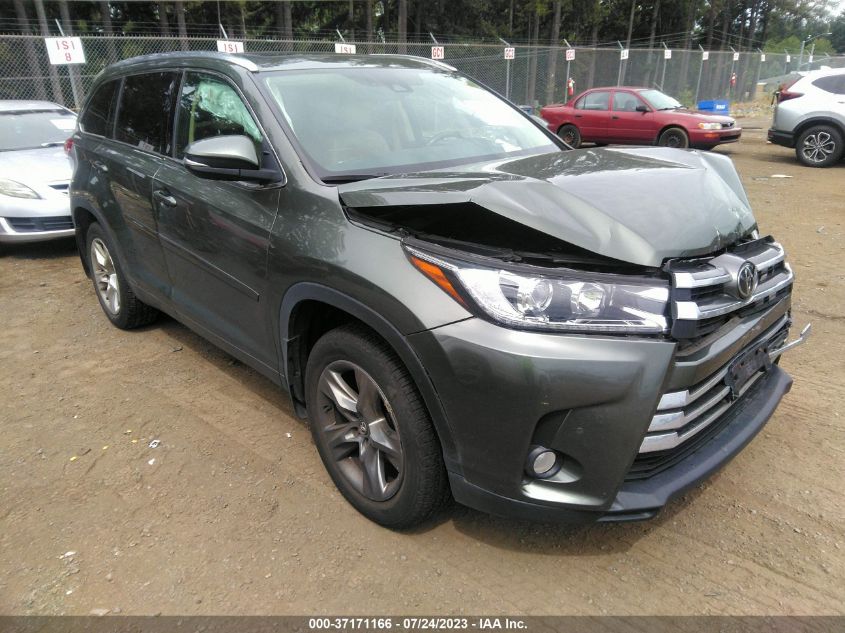 2017 TOYOTA HIGHLANDER LIMITED - 5TDDZRFH5HS381152