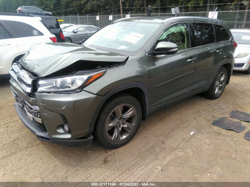 2017 TOYOTA HIGHLANDER LIMITED - 5TDDZRFH5HS381152