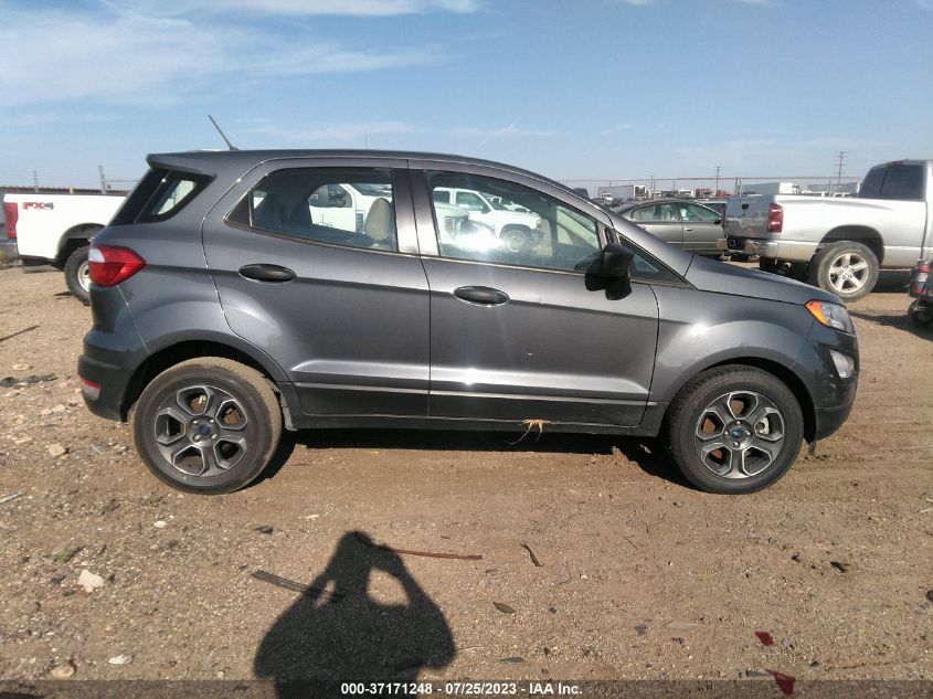 2019 FORD ECOSPORT S - MAJ3S2FE6KC307024
