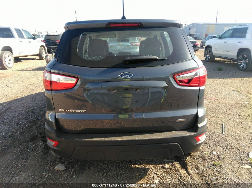 2019 FORD ECOSPORT S - MAJ3S2FE6KC307024