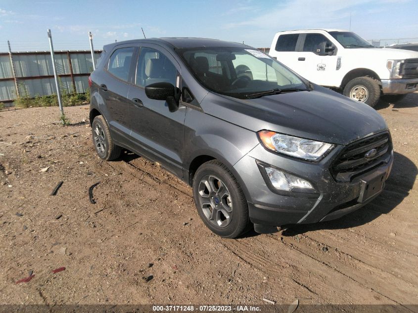 2019 FORD ECOSPORT S - MAJ3S2FE6KC307024