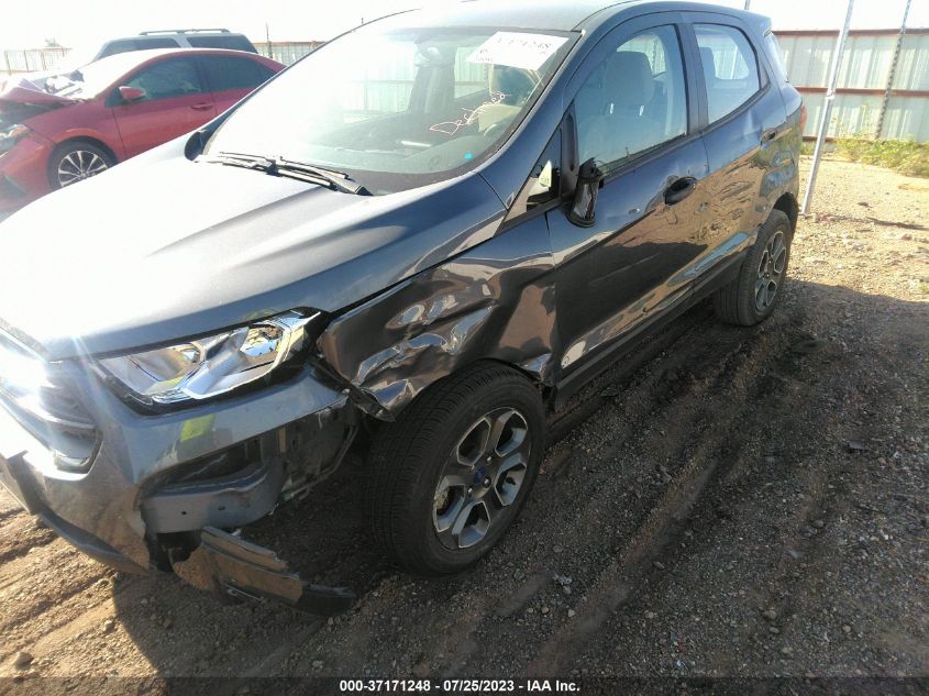 2019 FORD ECOSPORT S - MAJ3S2FE6KC307024