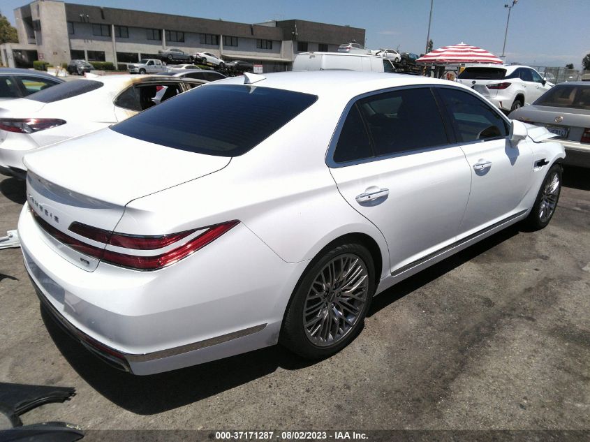 VIN KMTF54PH3MU092106 2021 GENESIS G90 5.0L ULTIMATE