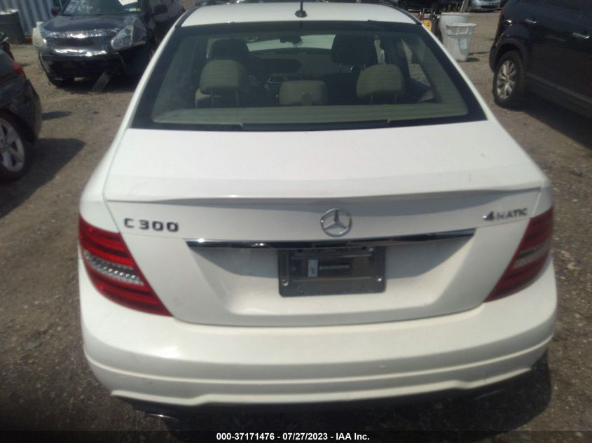 2013 MERCEDES-BENZ C 300 SPORT 4MATIC/LUXURY 4MATIC - WDDGF8AB7DR250760