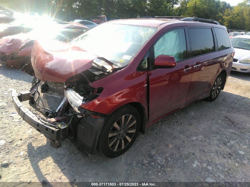 5TDJZ3DC2KS217212 2019 TOYOTA SIENNA, photo no. 2