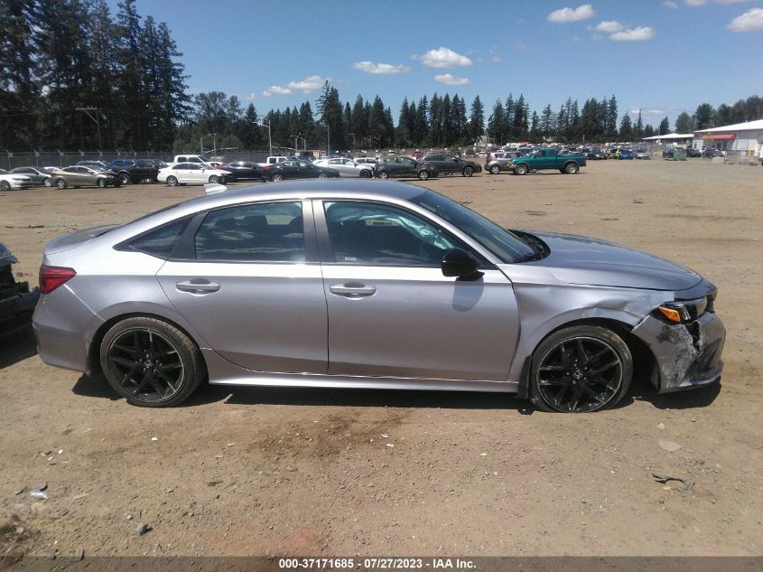 2022 HONDA CIVIC SEDAN SPORT - 2HGFE2F53NH553661