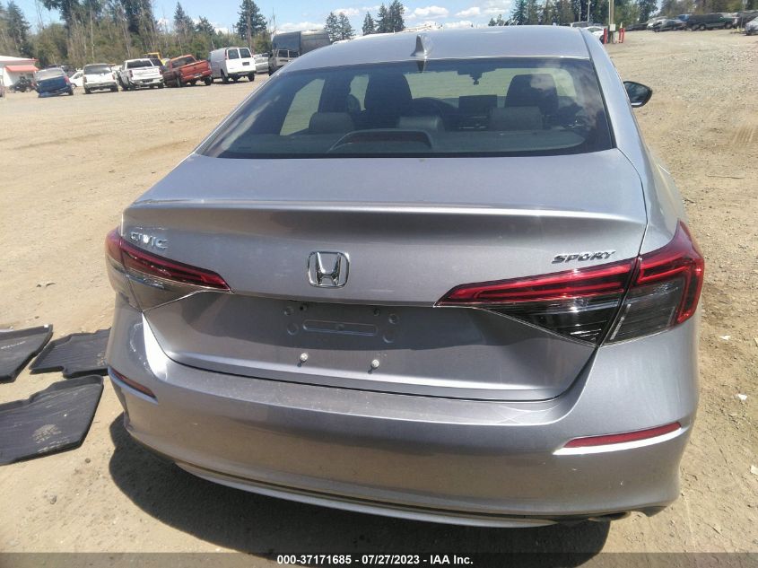 2022 HONDA CIVIC SEDAN SPORT - 2HGFE2F53NH553661