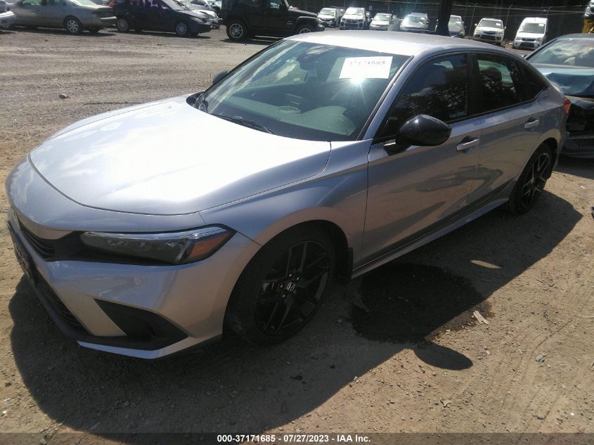 2022 HONDA CIVIC SEDAN SPORT - 2HGFE2F53NH553661
