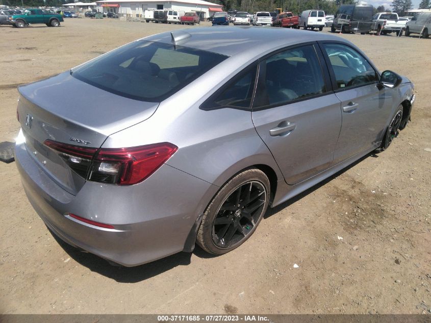 2022 HONDA CIVIC SEDAN SPORT - 2HGFE2F53NH553661