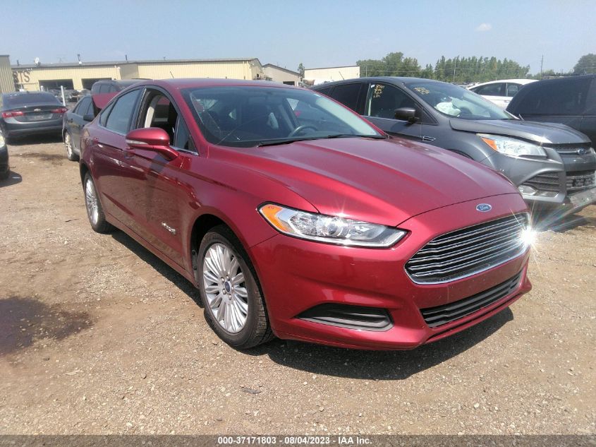 2014 FORD FUSION SE HYBRID - 3FA6P0LU2ER390052