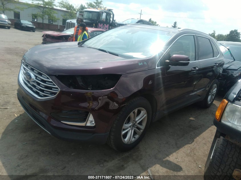 VIN 2FMPK4J91KBC75192 2019 FORD EDGE SEL