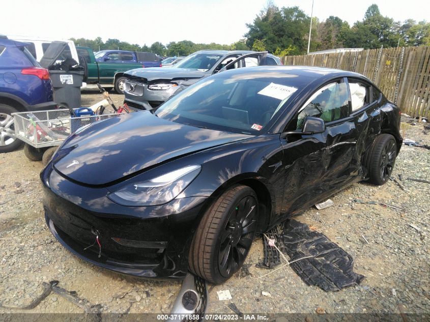 2022 TESLA MODEL 3 PERFORMANCE - 5YJ3E1EC3NF266810