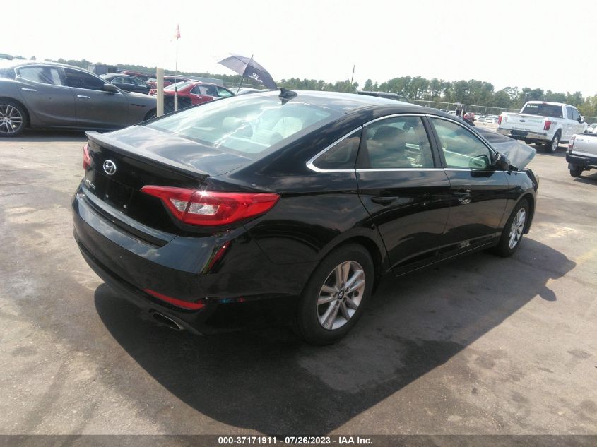 2016 HYUNDAI SONATA 2.4L - 5NPE24AF5GH393923